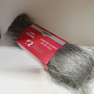 Lana de acero grueso