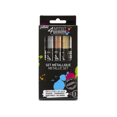 SET DE 5 ROTULADORES 4ARTIST MARKER 4 mm