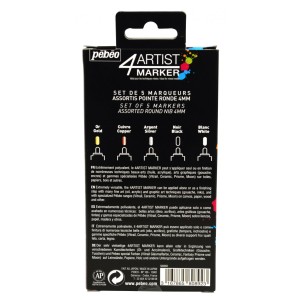 SET DE 5 ROTULADORES 4ARTIST MARKER 4 mm