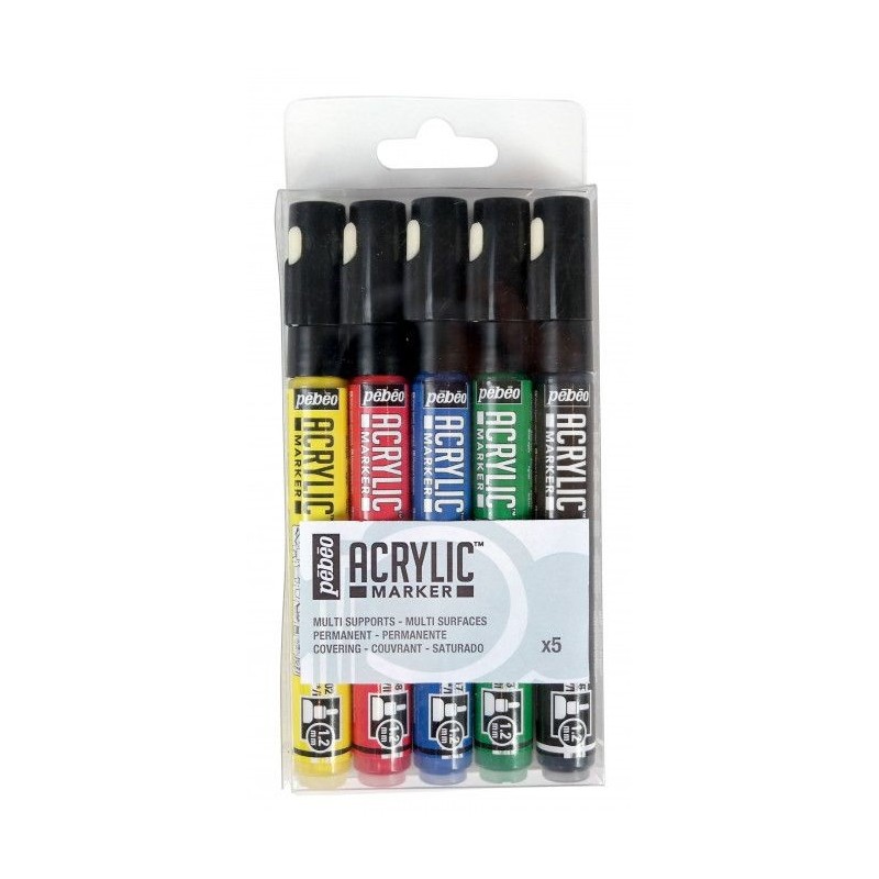 Rotuladores acrílicos Pébéo – Pintura mate para múltiples superficies | TOPAZ