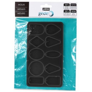 Plancha de 10 moldes de silicona para joyería - TOPAZ