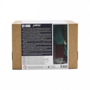 Caja de 10 colores setacolor para pintura para tela - TOPAZ