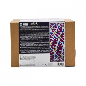 Caja de 10 colores setacolor para pintura para tela - TOPAZ