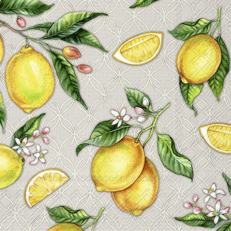 5 Servilletas para decoupage Limones IHR | TOPAZ