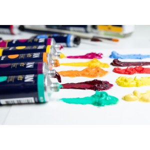 Set Óleo Titan Arts extra fino – 6×20 ml Colores Primarios