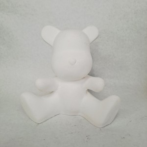 FIGURA INFANTIL DE ESCAYOLA OSITO SENTADO