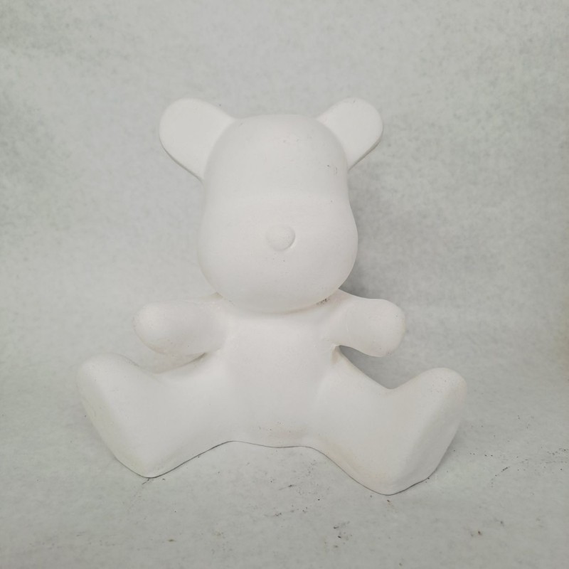 FIGURA INFANTIL DE ESCAYOLA OSITO SENTADO