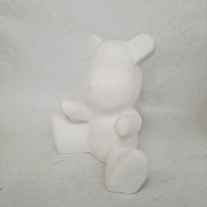 FIGURA INFANTIL DE ESCAYOLA OSITO SENTADO