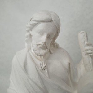 Figura compacta de escayola Sagrada Familia 21 cm.