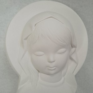 Figura de escayola para colgar Virgen Niña