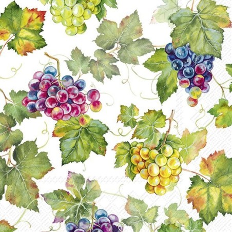 Servilletas de papel motivo Viñas