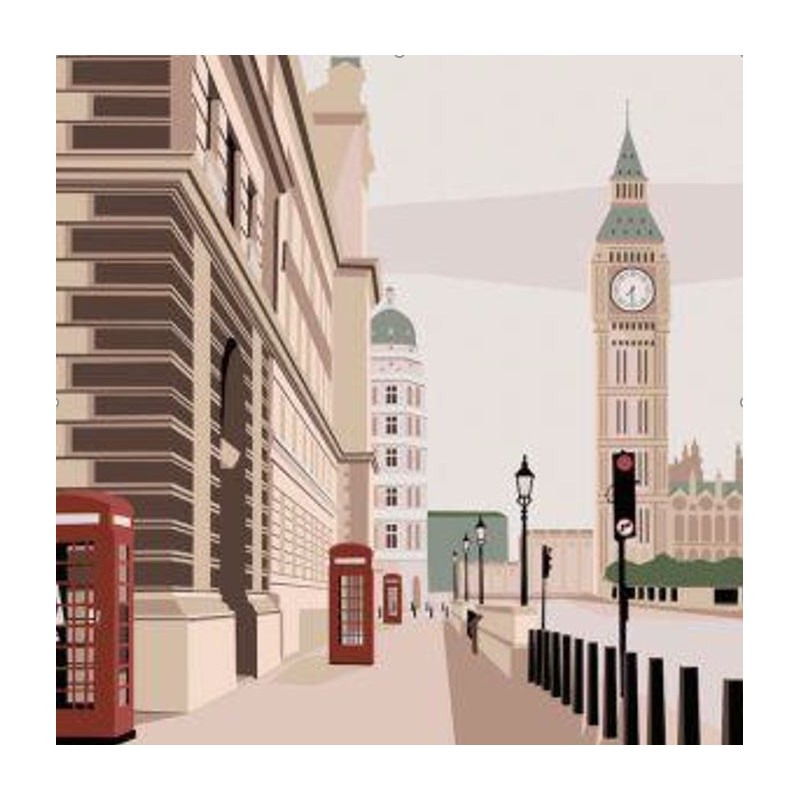 Colorear números - Big Ben