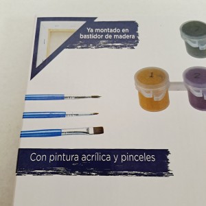 Pintar por números - Puente de Brooklin - detalle contenido