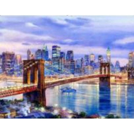 Pintar por números - Puente de Brooklin