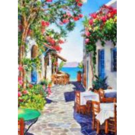 Pintar por números - Calle andaluza