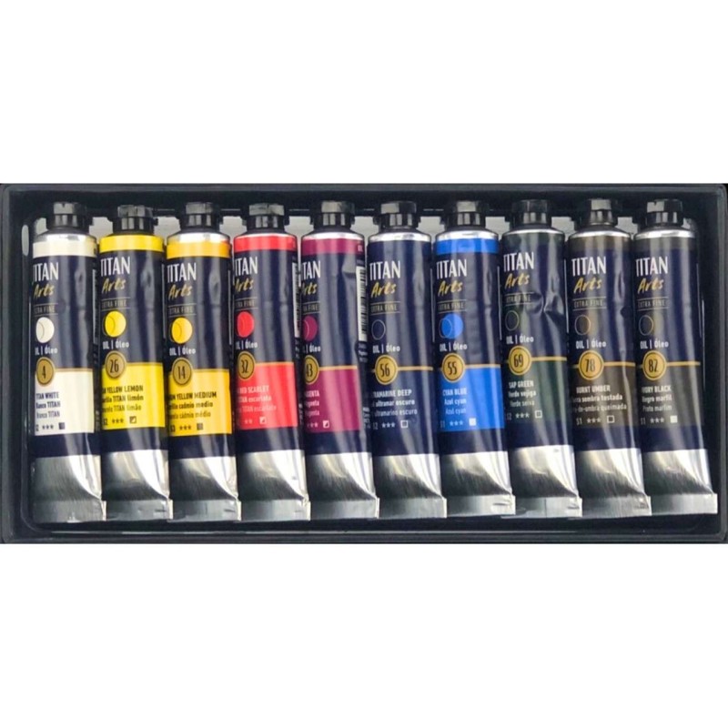 CAJA OLEO TITAN 10 COLORES
