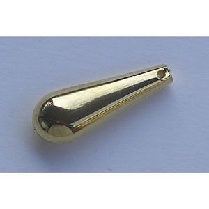 Cuenta lágrima oro (4 unidades)