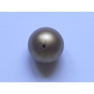 Cuenta bola grande dorada (4 unidades)