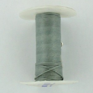 CORDON ALGODÓN ENCERADO 1 MM GRIS