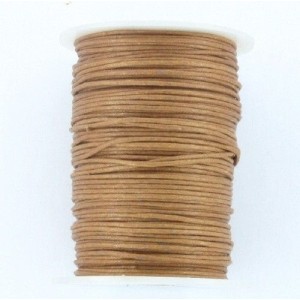 CORDON ALGODÓN ENCERADO 1 MM MELOCOTÓN