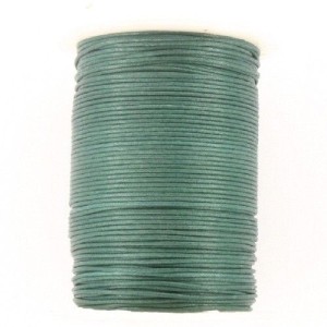 CORDON ALGODÓN ENCERADO 1 MM VERDE CLARO