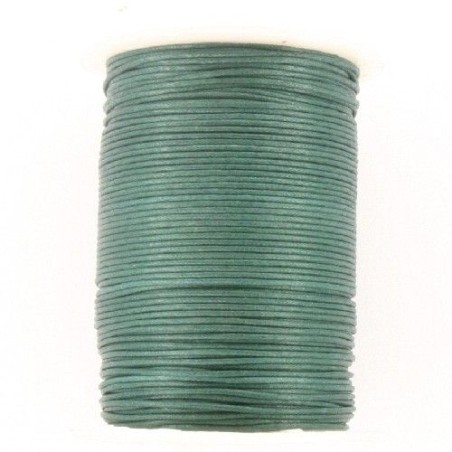 CORDON ALGODÓN ENCERADO 1 MM VERDE CLARO
