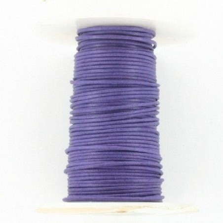 CORDON ALGODÓN ENCERADO 1 MM MORADO