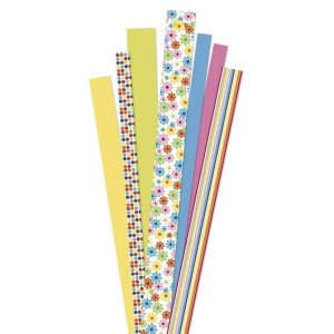 TIRAS DE PAPEL FLORES