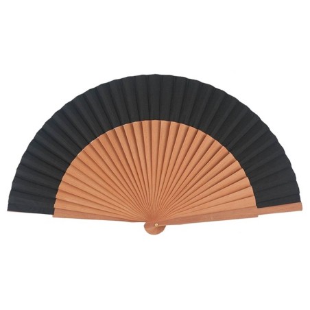 ABANICO ALGODON PERAL NEGRO