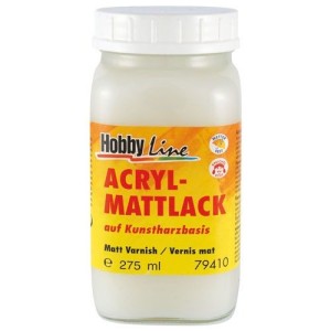 Barniz de resina sintética mate 250 ml Kreul