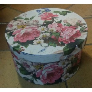 Caja redonda para pintar
