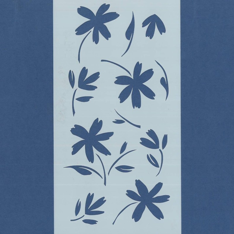 PLANTILLA SILU 1002 FLORES SEIS PETALOS