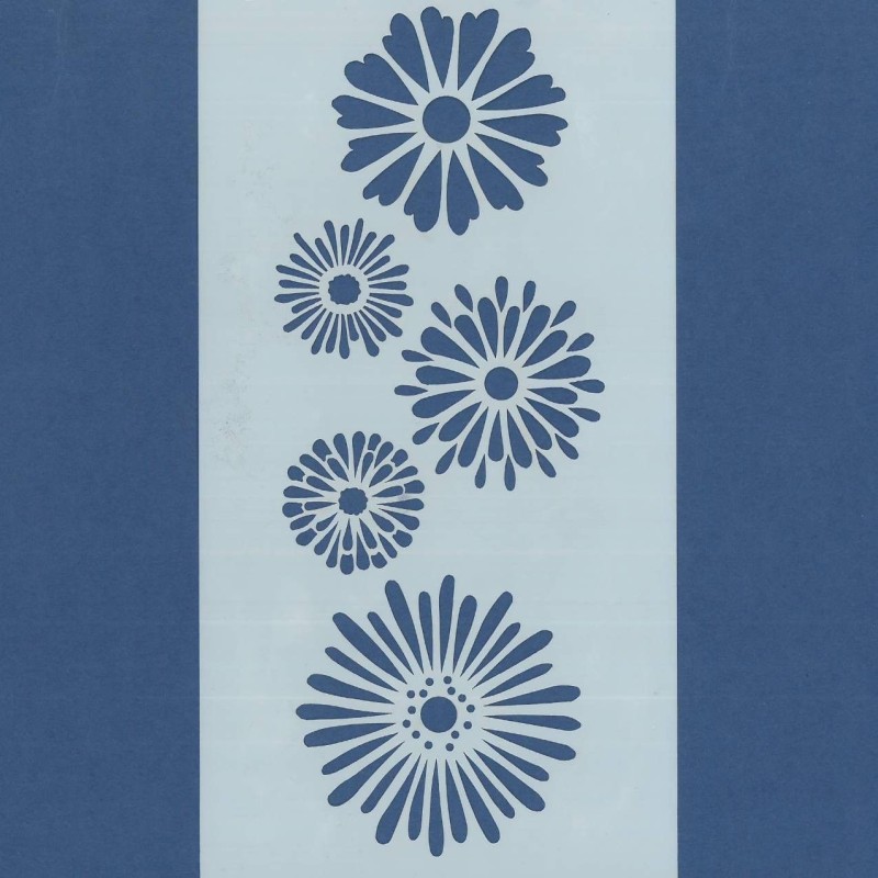 PLANTILLA SILU 1004 FLORES MUCHOS PETALOS