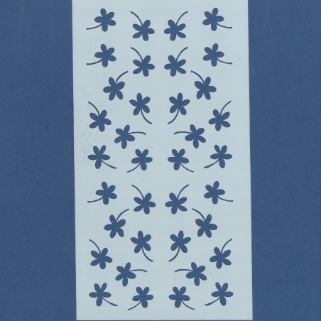 PLANTILLA SILU 1005 FLORECITAS CINCO PETALOS