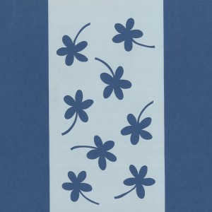 PLANTILLA SILU 1006 FLORES CINCO PETALOS