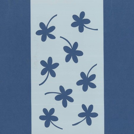 PLANTILLA SILU 1006 FLORES CINCO PETALOS