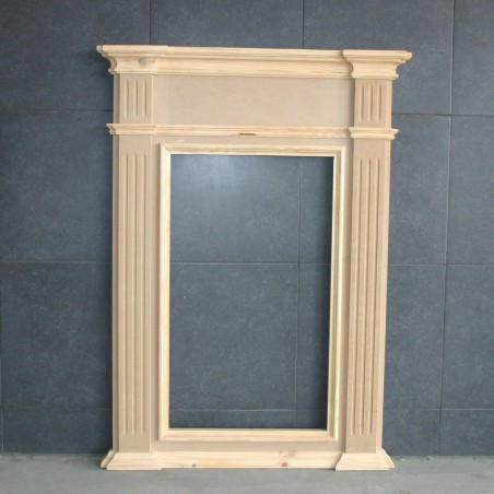 Marco espejo estriado