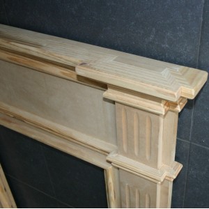 Marco espejo estriado