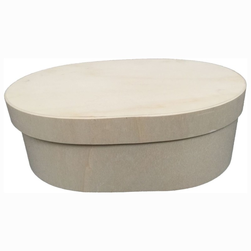 Caja ovalada para pintar