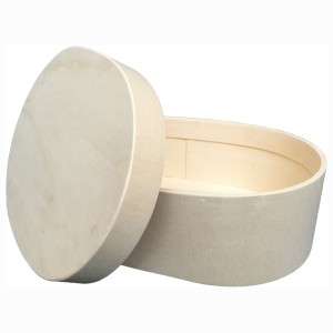 Caja ovalada para decorar