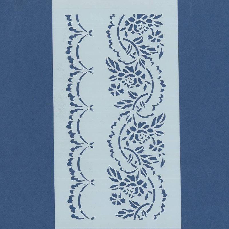 PLANTILLA SILU 1029 GRECA FLORES