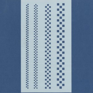 PLANTILLA SILU 1047 GRECA CON CUADRADOS