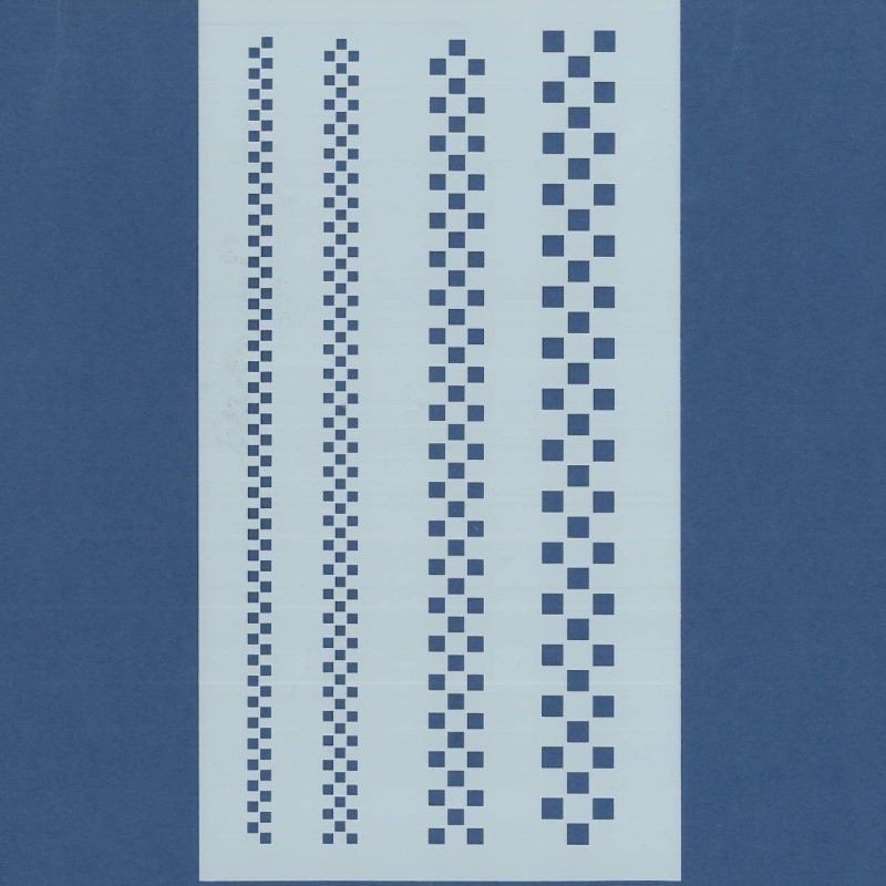 PLANTILLA SILU 1047 GRECA CON CUADRADOS