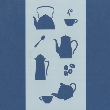 PLANTILLA SILU 1072 PARA EL TÉ Y CAFÉ