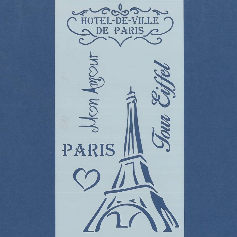 PLANTILLA SILU 1076 PARIS TORRE EIFFEL