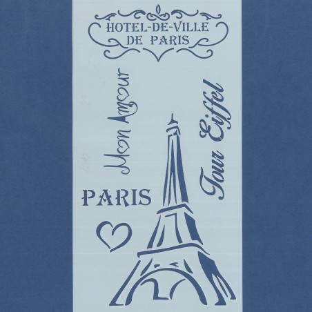 PLANTILLA SILU 1076 PARIS TORRE EIFFEL