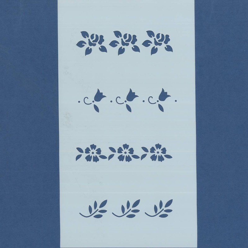 PLANTILLA SILU 1079 GRECAS FLORES