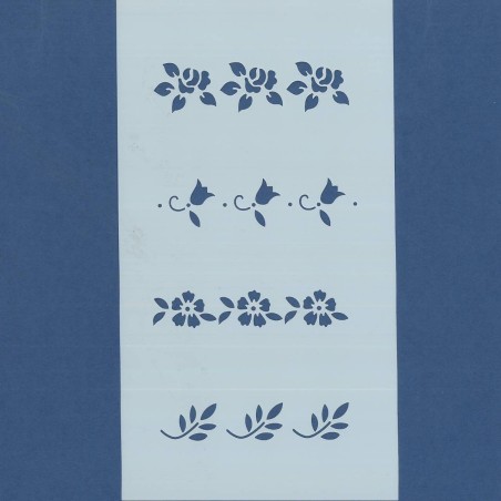 PLANTILLA SILU 1079 GRECAS FLORES