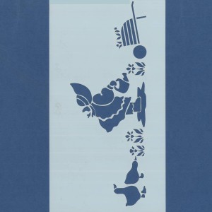 PLANTILLA SILU 1080 NIÑA EN EL JARDIN