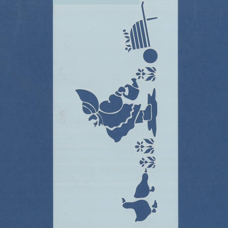 PLANTILLA SILU 1080 NIÑA EN EL JARDIN